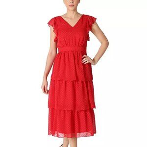💋 NWOT Fiery Red Dress from Julia Jordan!